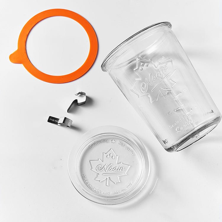 Airtight Glass Canning Jars (6)