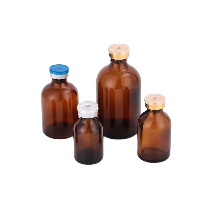 Amber Clear Sterile Glass Vials (2)