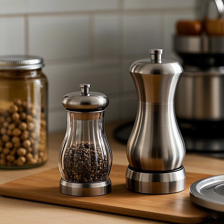 Custom Salt Pepper Grinder Spice Jars (2)