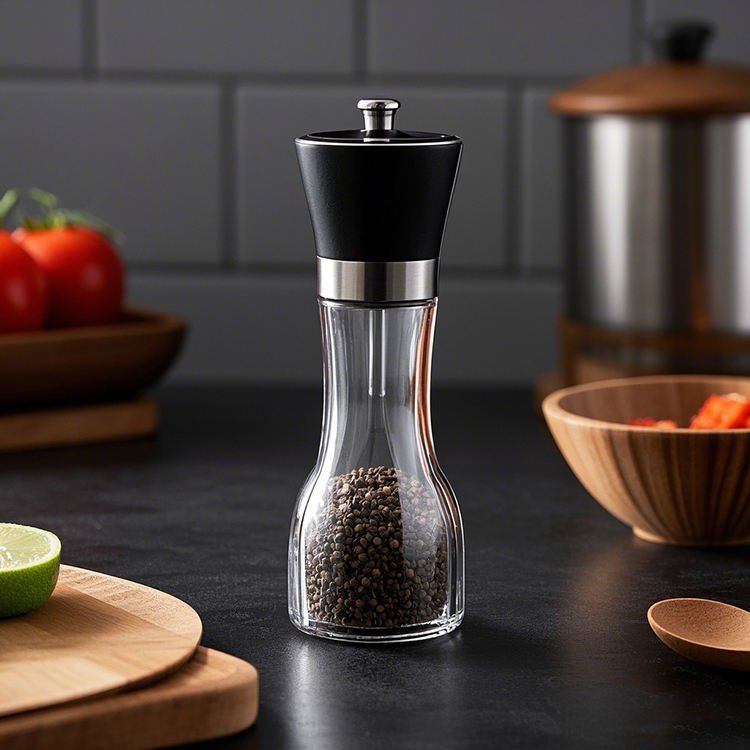 Custom Salt Pepper Grinder Spice Jars (5)