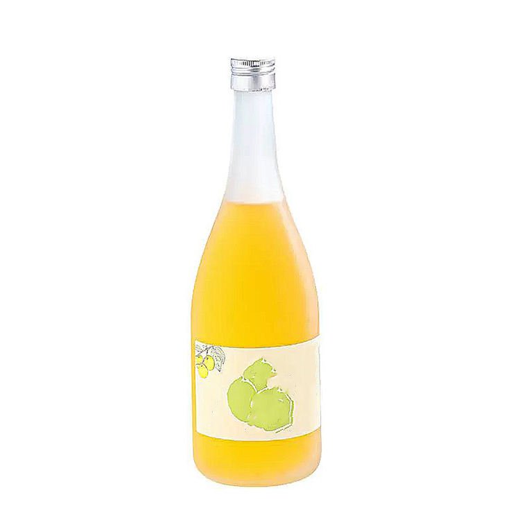 Frosted Round Glass Wine Bottle (4)