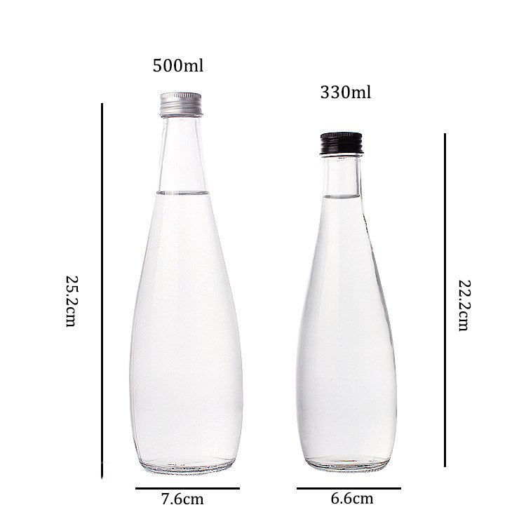 High Quality Glass Sparking Water Bottles (2)