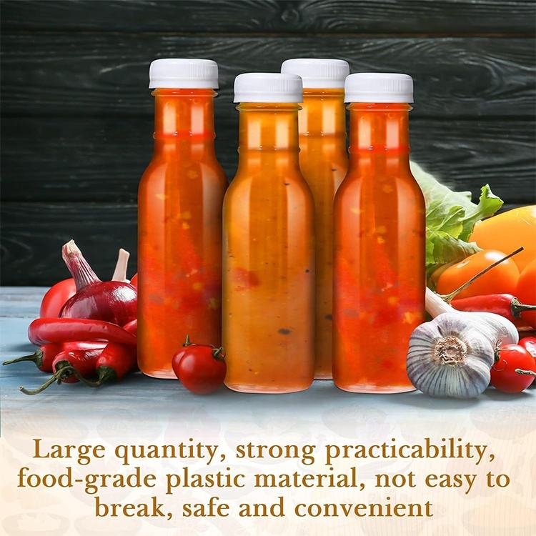 Hot Sauces Storage Glass Bottle (5)