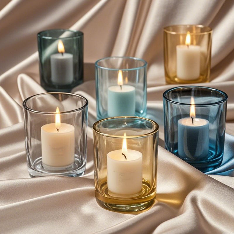 Luxury Clear Candle Glass Jars (3)