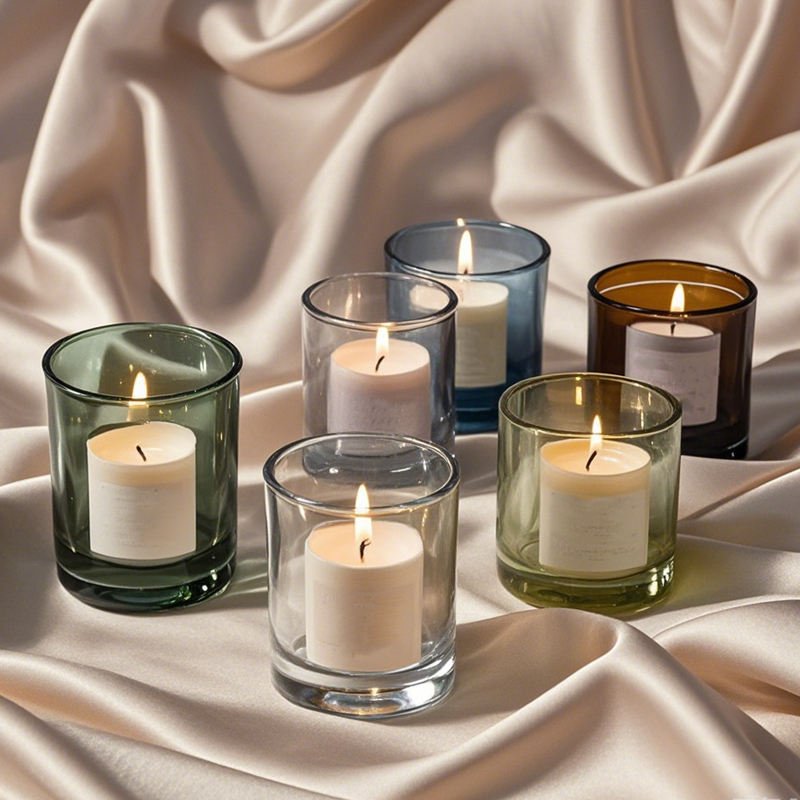 Luxury Clear Candle Glass Jars (4)