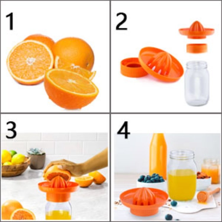 Manual Fruit Lemon Orange Juice Squeezer (4)