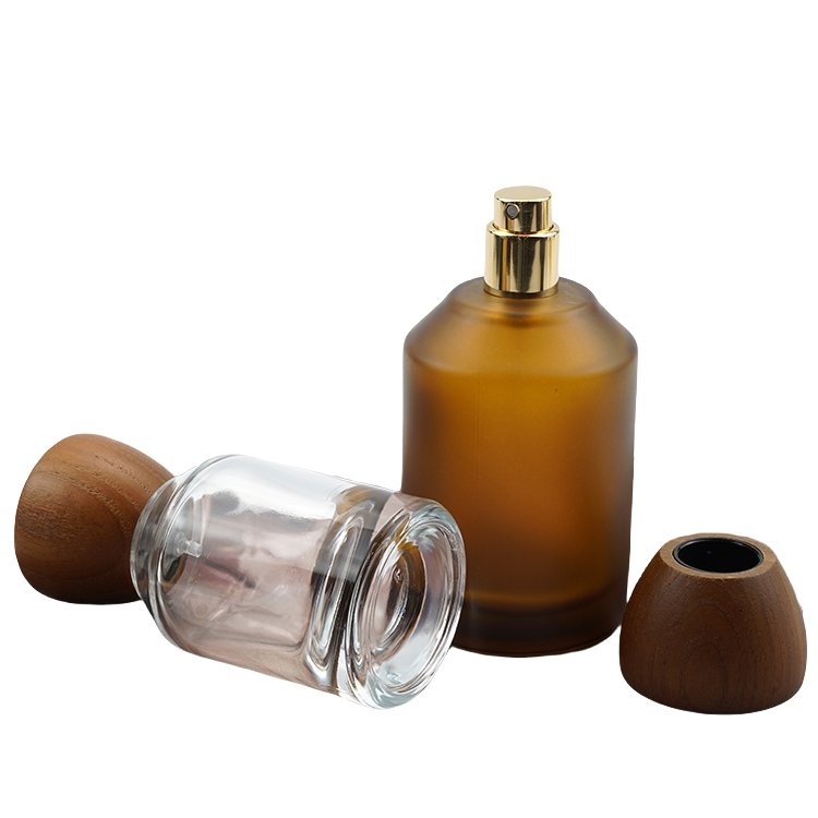 With Lids Cologne Perfume Bottles (2)